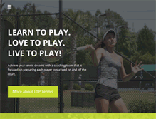 Tablet Screenshot of ltptennis.com